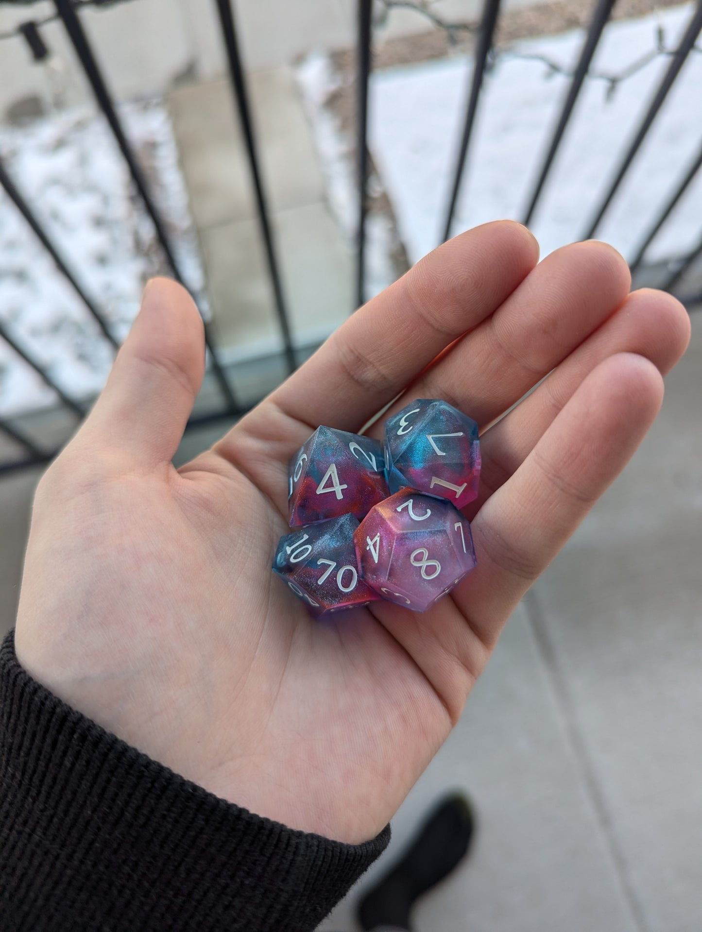 "Mystic Nebula" Dice Set (NOT COMPLETE)